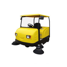 Automatic industrial battery double brushes ride on floor sweeper Ground Electric Floor Sweeper Lawn